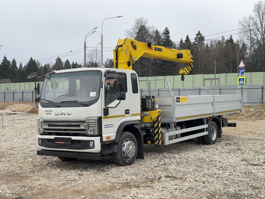 JAC N120L КМУ HYVA HST6.3 E3 (6т) БОРТ 6,3×2,54×0,6м